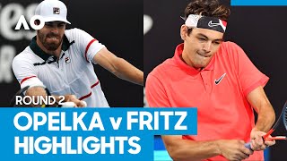 Reilly Opelka vs Taylor Fritz Match Highlights (2R) | Australian Open 2021