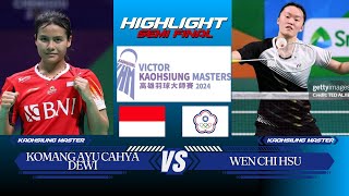 Komang Ayu Cahya Dewi (INA) vs Wen Chi Hsu (TPE) | Victor Kaohsiung Masters 2024 | Semi Final