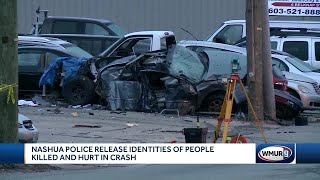 Nashua police release names of people killed, hurt in crash