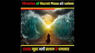 Miracles of Hazrat Mussa | Hazrat Mussa Story | #shorts #islamicfacts