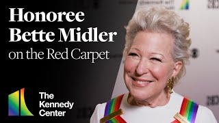 Honoree Bette Midler on The 44th Kennedy Center Honors Red Carpet