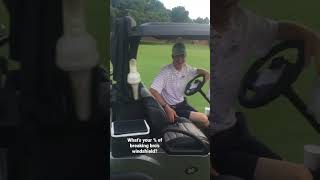 CORVETTE ON THE GOLF COURSE?? 😱🏎️ #golf #golfswing #shorts #short #funny #viral #fypシ