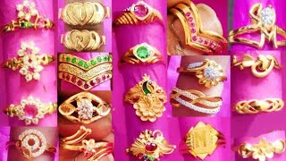 Light Weight Designer Fancy Gold Rings Designs | Gold Finger Rings | Stylish Gold Rings # Trending