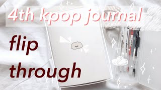 kpop journal flip through — 4th journal