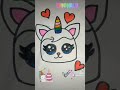 unicorn unicornface shorts disney rainbow tiktok diy cute art cartoon easy kids beautiful art