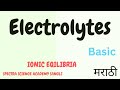 Electrolyte Basic in Marathi