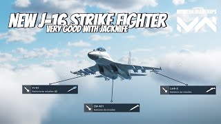 NEW J16 strike fighter gameplay - Modern Warships