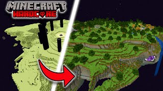 I Transformed the END into the OVERWORLD in Minecraft Hardcore