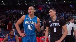 2016 Slam Dunk Contest: Zach LaVine Windmill from Free Throw Line!