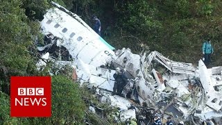 Chapecoense air crash: (Audio)'We are without fuel' - BBC News