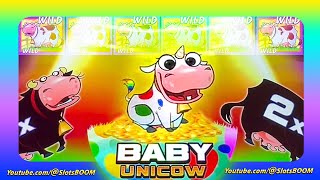 BABY UNICOW at LIVE BONUS on Journey to the Planet Moolah CASINO SLOTS