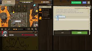 CodeCombat level 9 answer