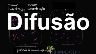 Difusão | Membranas e transporte | Biologia | Khan Academy