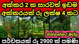 සින්නක්කර අක්කරයක් ලක්ෂ 4.75 කට | Aduwata idam | Agriculture land | Land for sale | Idam sale| Lands