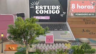 Estude Comigo | Study with Me | Som de chuva 🌧️ (8 horas) #113