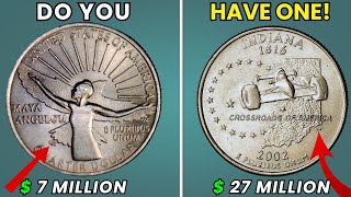 Top 7 Rarest U.S. State Quarters in Your Pocket Change That Are Worth Big Money!