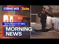 Synagogue firebomb assailants at large; 15-year-old arrested after machete attack | 9 News Australia