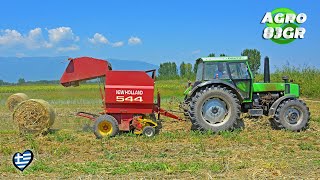 Σανό Σόργου Δέσιμο σε Μπάλες 2020 🌾 - Sorghum hay baling