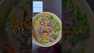 JAPCHAE ~Glass Noodles with Meat and Vegetables  #shorts #africancuisine #mukbang #africanfood