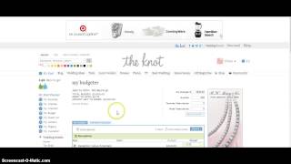 How to Use theknot.com Screencast