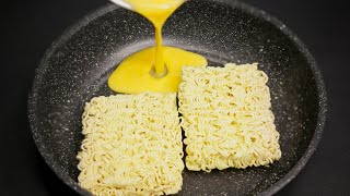Cook the noodles and the eggs this way the result is amazing!  easy and delicious recipe