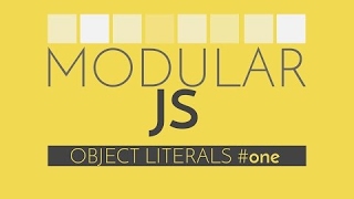 [Learn Code]Modular Javascript - Javascript Tutorial on the Object Literal Pattern