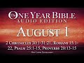 august 1 one year bible audio edition