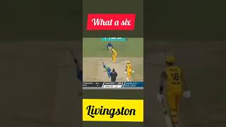 Liam Livingston longest Six in PSl Match Wow