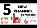 5 NEW CHANNELS ON DD FREE DISH || DD FREE DISH NEW UPDATE TODAY 13 NOVEMBER 2024