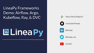 Lineapy Demo: Airflow, Argo, Kubeflow, Ray and DVC frameworks