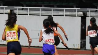 平成29年 7月26日（水）小笠陸上競技大会女子低学年4×100mＲ