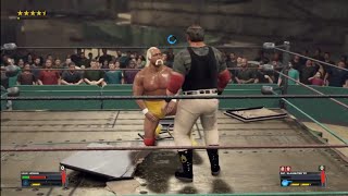 Hulk Hogan Hulking up. WWE 2K23