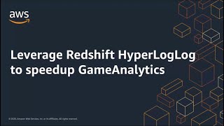Amazon Redshift HyperLogLog Demo
