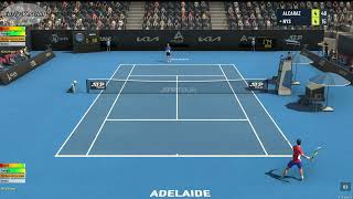 Carlos Alcaraz VS Hugo Nys | 1ª Ronda Adelaide 2023 | Tennis Elbow 4 | Increíble 1 | Gameplay