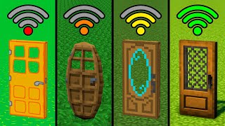 minecraft door with different Wi-Fi