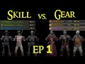 200g Kits vs. Geared Players. EP1: Cleric, Fighter, Wizard, Druid - Dark and Darker