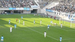 天皇杯　横浜ＦＣ　ＶＳ　松本山雅ＦＣ　試合終了