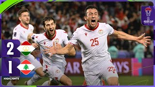 Full Match | AFC ASIAN CUP QATAR 2023™ | Tajikistan vs Lebanon