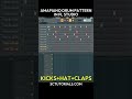 How to make Amapiano drum pattern  #flstudio #musicproducer #amapiano