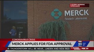 Merck applies for FDA approval for COVID treatment