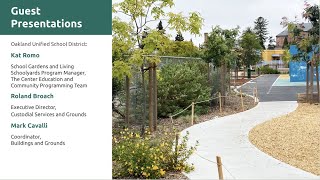 Community of Practice for Schoolyard Forests #4: Oakland Unified School District