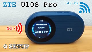 ZTE U10S Pro mobile 4G router Wi-Fi 6 • Unboxing, installation, configuration and test