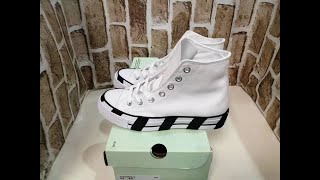 SELLER OF TOP QUALITY OFF WHITE X CONVERSE SNEAKERS  DIRECTLY FACTORY AFFORDABLE PRICE