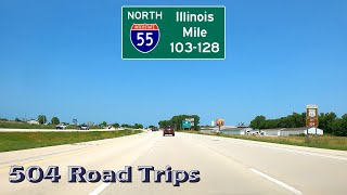 Road Trip #699 - I-55 North - Illinois Mile 103-128 - Lincoln