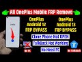 All Oneplus Mobile Frp Bypass - Android 12/ Android 13 | New Trick 2023 (No need pc)