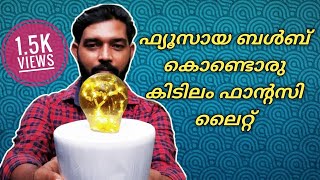 💡How to make a fantasy bulb at home💡 || 💡ഫ്യൂസായ ബൾബ് കൊണ്ടൊരു കിടിലം ഫാന്റസി ലൈറ്റ്💡