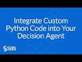 Beyond PySpark: Integrate Custom Python Code into Your Decision Agent