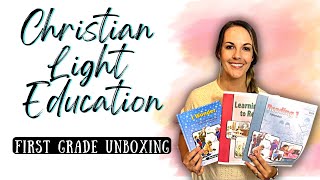 Christian Light Education - First Grade Reading UNBOXING | Switching from The Good & The Beautiful