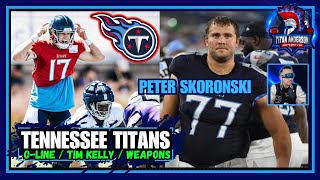 Tennessee Titans NEW O-LINE Looks GOOD! Titans Draft Peter Skoronski to keep Ryan Tannehill Healthy.