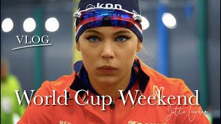 VLOG 1 - WORLD CUP WEEKEND - Jutta Leerdam